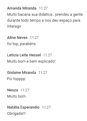 Feedback de participante - Andradina