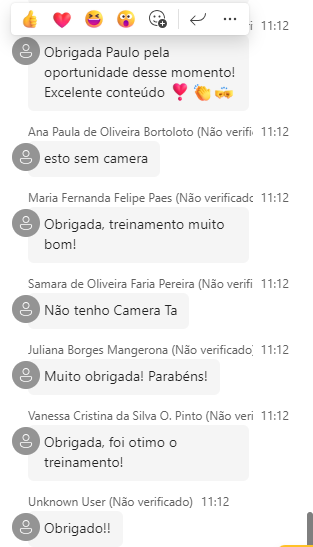 Feedback de participante - SJRP