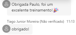 Feedback de participante - SJRP